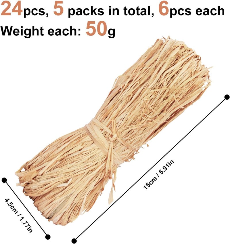 IHDYPPEW 1200g All-Natural Raffia Ribbon, Raffia Straw for Gift Wrapping, Craft Projects, and Seasonal Decorations, Christmas, Birthday, by - Image 2